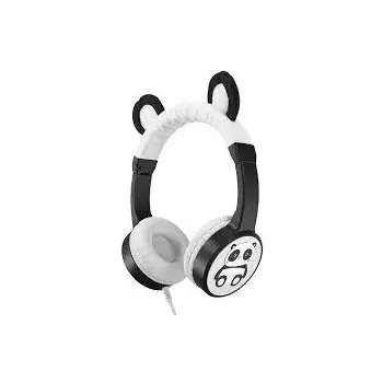 Planet Buddies Pippin The Panda Furry Wired Headphones